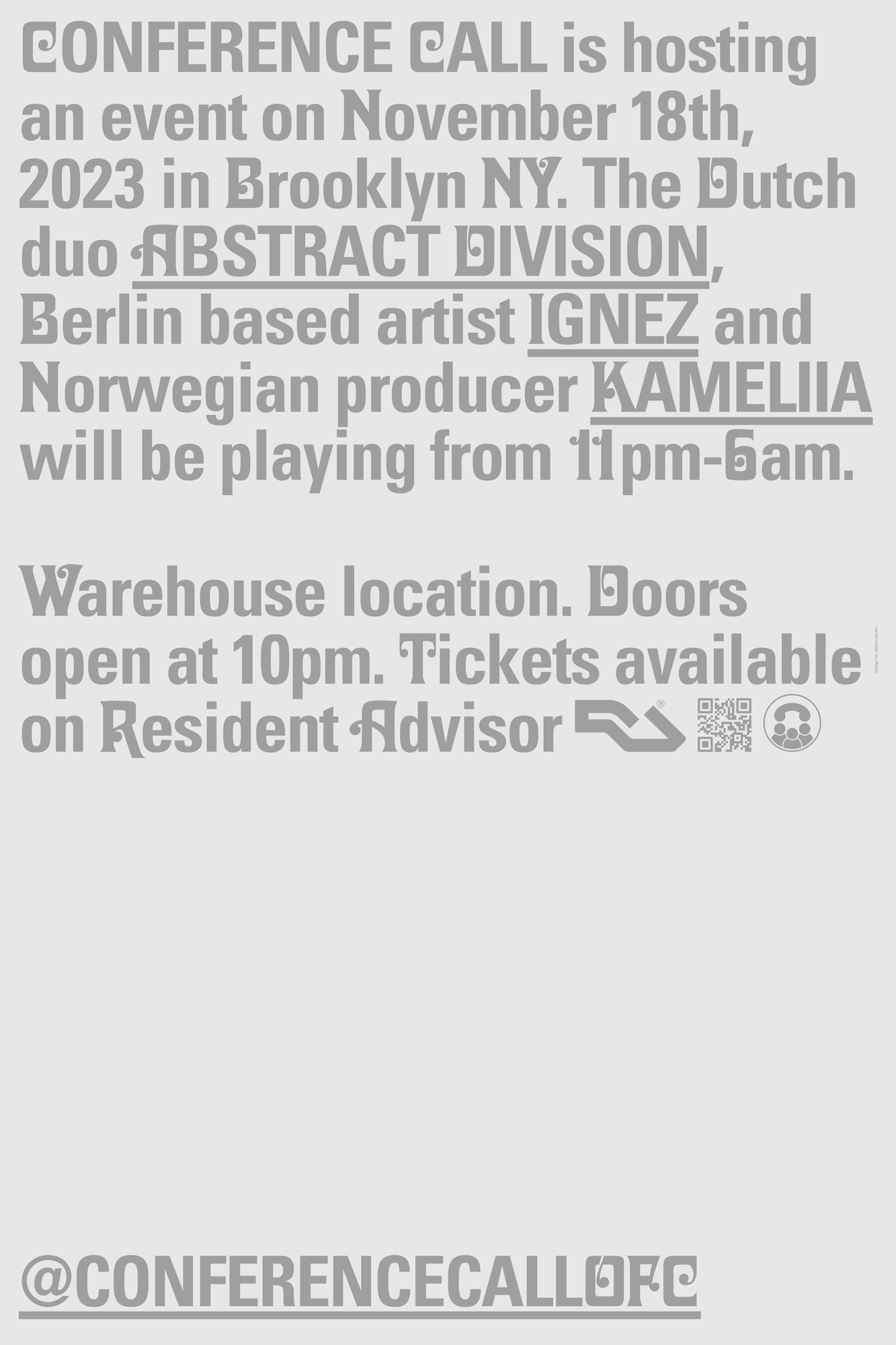 Conference Call - Poster